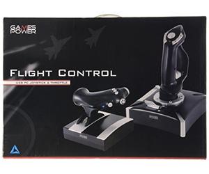 Games Power JS285 Flight Control - USB Joystick and Throttle (PC DVD) - [Edizione: Regno Unito]