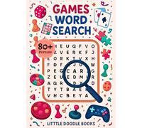 Games Word Search Puzzle Book: 80+ Fun Puzzles Featuring Classic, Video, and Board Games