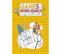 Games Word Search Puzzle Book: Word Search with Easy to Read Print about Game, Code, Board, Speed and More | 6X9 Inches, 110 Pages | 50+ Puzzles.... Gift for Vacations, Holidays and Free Times