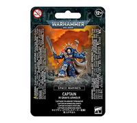 Games Workshop 48-70 Warhammer 40k - Capitano Primaris Space Marine con armatura Gravis, Nero