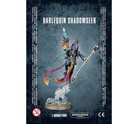 Games Workshop 000-Aeldari Warhammer 40" Harlequin Shadowseer Action Figure, Colore Nero, 99070111002