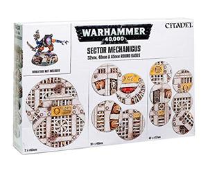 Games Workshop 99120199055 "Sector Mechanicus: Kit Plastica Basi Industriali, Nero