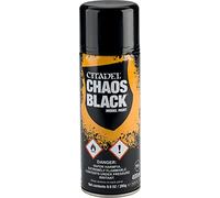 CHAOS BLACK SPRAY nero Citadel model paint base per miniature Games Workshop