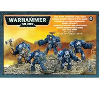 Games Workshop Space Marines Terminator Assault Squad - 5 Miniature, Base - Blue - 96+ - Scatola - FFP - Italian - Assembly Required