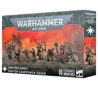 SQUADRA DI GUARDIE TRADITRICI traitor guardsmen sqiad CHAOS SPACE MARINES set di