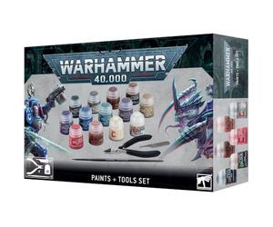 Games Workshop - Warhammer 40.000: Set di vernici + strumenti
