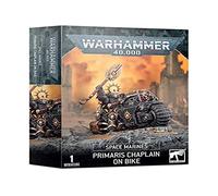 Games Workshop - Warhammer 40,000 - Space Marines Primaris Chaplain On Bike, Bla