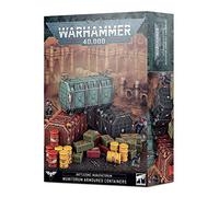 Games Workshop Warhammer 40k - Area di Battaglia Manufactorum: Munitorum Armoured Containers 99120199092 Nero