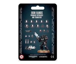 Games Workshop Warhammer 40K Set di dotazioni e trasferibili degli Iron Hands Primaris per miniature di Warhammer 40K