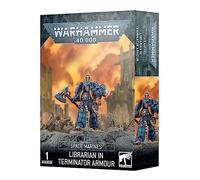 Games Workshop - Bibliotecario della Marina Spaziale in Armatura Terminator (2023) - Miniatura di Fantascienza per Giochi da Tavolo - 28 mm - 14 Pezzi - Richiede Assemblaggio