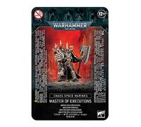 Games Workshop Warhammer 40k - Space Marine del Caos Master of Executions 43-44 Nero