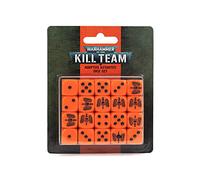 Games Workshop Warhammer 99220101025 - Set di dadi Kill Team Adeptus Astartes, colore: Nero