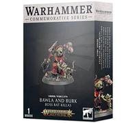 Games Workshop - Warhammer - Age of Sigmar - Serie commemorativa Warhammer - Orruk Warclans - Bawla e Burk (Boss Rat-Killas)