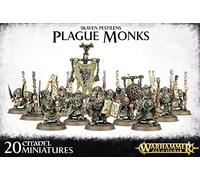 Games Workshop- Skaven Pestilens Plague Monks Sigmar Televiseur, Multicolore, 28 mm, 99120206021