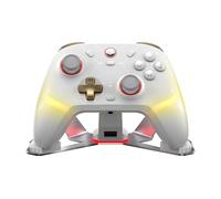 GameSir Cyclone 2 Controller Wireless PC, Dock Ricarica,Levette TMR(Bianco) | Mag-Res TMR Stick 1000Hz Report Rate Hall & Micro 2-in-1 Triggers RGB Lighting con Dock di ricarica per PC/Switch/iOS/Android