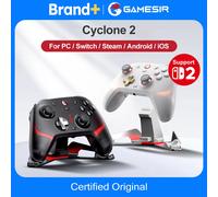 GameSir Cyclone 2 PC Controller Mag-Res TMR Sticks 1000Hz Report Rate Hall & Micro 2-in-1 Triggers RGB Lighting con Dock di ricarica per PC/Switch/iOS/Android (Nero)
