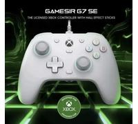 GameSir G7 SE Wired Controller per Xbox Series X|S, Xbox One e Windows 10/11, Gamepad da Gioco Plug e Play con Joystick a Effetto Hall, Jack Audio da 3,5 mm (Bianco)