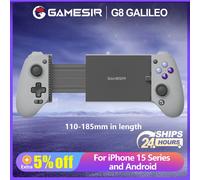 GameSir G8 Galileo Controller Mobile per Android e iPhone Serie 15 (USB-C) - Joystick e Trigger Effetto Hall, Jack Audio 3.5mm - Gioca a Xbox, PlayStation e Diablo Immortal