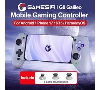 GameSir G8 Galileo Gamepad per Android iPhone 17/16, Controller Mobile con Stick a Effetto Hall, Trigger Analogici, Design per Mani Grandi