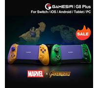 Gamesir G8 Plus G8+ Gamepad Marvel Edition Controller di gioco mobile Bluetooth con trigger analogici GameSir Hall Effect per IOS