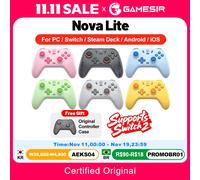 Gamesir Nova Lite Gamepad PC per Nintendo Switch 2 Controller Switch Steam Android iOS iPhone Controle Joystick effetto Hall
