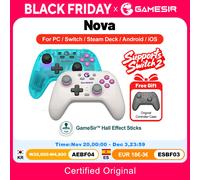 Gamesir Nova PC Gamepad per Nintendo Switch 2 Controller Windows Steam Switch Android IOS Gamer Hall Efficace Sticks HD Rumble
