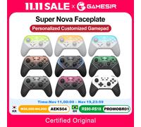 GameSir Super Nova Controller Piastra frontale magnetica Personalizza Gamepad Controle wireless Custodia anteriore Coperchio superiore Multicolor Shell Co