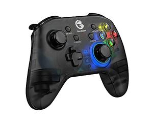 Gamesir T4 PRO Draadloze Game Controller Android/IOS/SWITCH//WINDOWS - 600MAH Vibratie in Controller LED -Zwart [video game]