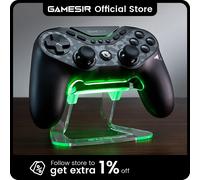 GameSir Tarantula Pro controller PC wireless per PC/Switch/Android/IOS, controller Bluetooth con stick GameSir Mag-Res™TMR, pulsante frontale commutabile, 9 pulsanti mappabili,Steam