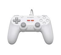 GameSir Tegenaria Lite controller cablato per PC, frequenza di polling 1000Hz, joystick ad effetto Hall e 2 pulsanti rimovibili, Turbo, controller di gioco per PC per Steam/Android/iOS/Switch (bianco)
