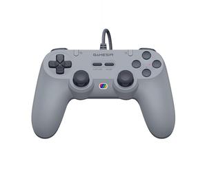 GameSir Tegenaria Lite controller cablato per PC, frequenza di polling 1000Hz, joystick ad effetto Hall e 2 pulsanti rimovibili, Turbo, controller di gioco per PC per Steam/Android/iOS/Switch (grigio)