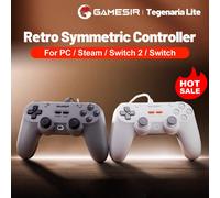 GameSir Tegenaria Lite Retro Cablato Gamepad, Controller Simmetrico per PC/Steam, Compatibile con Switch, Switch 2, Android, iOS, Joystick ad Effetto Hall, Design Retrò, Frequenza di Polling 1000Hz, G