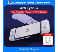 GameSir X2s Type-C Controller di Gioco Mobile - Gen 2, Adattamento Universale - Joysticks e Trigger ad Effetto Hall, Trigger Rapido & modalità Turbo - Gioca a Xbox, PS & Diablo Immortal