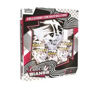 Pokemon Collezione con Raccoglitore Fuoco Bianco