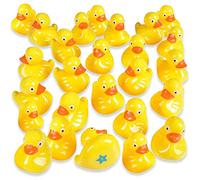 Gamie Set di anatre in plastica abbinate, include 20 anatre con numeri e forme, gioco di memoria per bambini, divertente giocattolo educativo per bambini in età prescolare