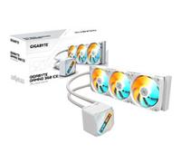 GAMING 360 ICE Raffreddamento Liquido per CPU - 3x120 mm Ventole ARGB, Meccanismo di bloccaggio a scorrimento, DAISY-CHAIN, Compatibile con Intel LGA 1851 e AMD AM5, Raffreddamento ad acqua bianco, Me