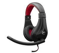 White Shark Cuffie Gaming con Microfono Serval Nero Rosso SERVAL