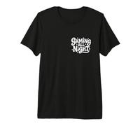 Gaming all Night Funny Gamer Joke for Late Night Gamers Maglietta Premium