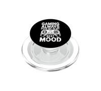 Gaming Always Puts Me In My Best Mood Funny Gamers Vintage PopSockets PopGrip per MagSafe