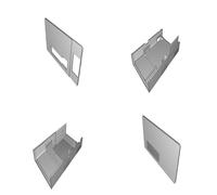 Gaming Case Compatible with MiSTer FPGA & MakerSpot Micro USB OTG Hub