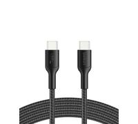 Belkin Gaming Cavo Intrecciato da USB-C a USB-C da 60 W (2m), Ricarica Rapida USB C per Nintendo Switch 2, iPhone 16, iPhone 15, iPad, MacBook Air, Chromebook, Samsung Galaxy S25 Ultra e altri, nero