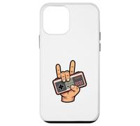 Gaming Controller Rock Hand Sign Retro Videogioco Custodia per iPhone 12 mini