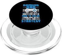 Gaming Dad I Don't Just Play I Teaching My Son How To Solve Pro PopSockets PopGrip per MagSafe