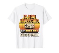 Gaming Game Video Controller Player Level Rise Maglietta