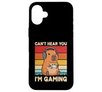 Gaming Giocando Capybara Gamer Custodia per iPhone 16 Plus