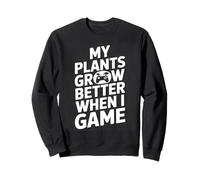 Gaming Helps My Plants Grow Pixel Style Felpa