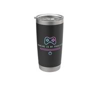 Gaming Is My Passion Controller per console per videogiochi Gamer Boy Bicchiere termico in acciaio inox doppia parete