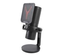 Gaming Microphone RGB Effect Clear Sound Quality USB Condenser PC Mic Compatible with Laptop Phone Tablet