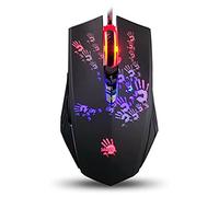 Gaming Mouse, Bloody A60 black Neon Infrared-Micro switch Adjustable 4,000CPI with Advanced weapon tuning & macro setting, Light Strike Fastest Response Less than 1ms, Fastest Response PC Game Mouse by BLOODY