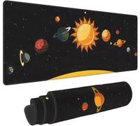 Gaming Mouse Mat 1500x800x2mm,Universo solare Large Mouse Pad,Extended Desk Pad,Mousepad XXL with Stitched Edges Anti-Slip Rubber Base Improved precision and speed for Home Office